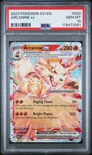 2023 Pokémon EN Arcanine 032 SVI Trading Game Gem