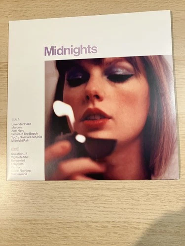 Taylor Swift Midnights Lavender LP Limited Edition Vinyl Target Exclusive