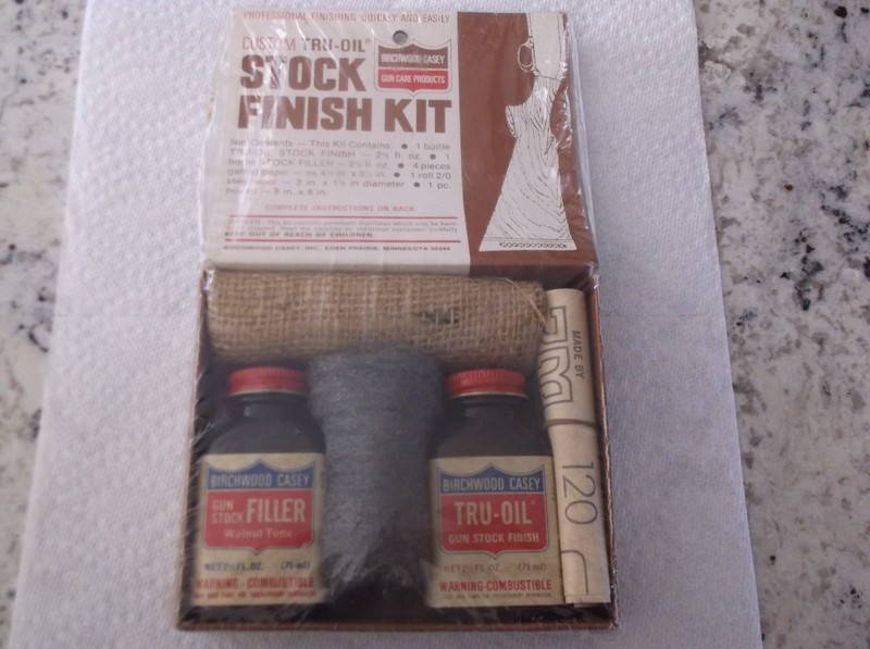 NEW Birchwood Casey Stock Finishing Kit Complete Finishing Shotgun Rifle Tru-oil