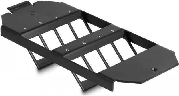 Delock 86269: Supporto Keystone 8 Porte per Scatole a Pavimento