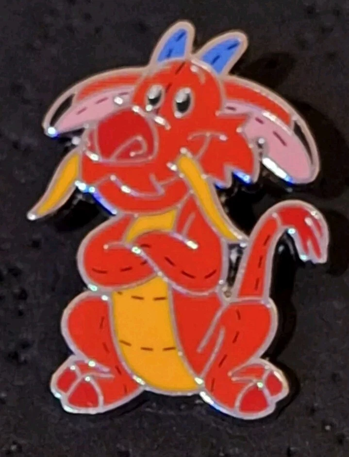 2024 Walt Disney Parks "Mushu" (Dragon) Mulan Pixie Plush Mystery Pin Trading