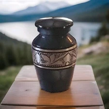 Small Urn for Human/Pet Ashes  Memorial Funeral Cremation Small Burial Urns