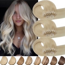 CLEARANCE Micro Loop Ring Beads Remy Human Hair Extensions Tips Tip 0.5G/S THICK