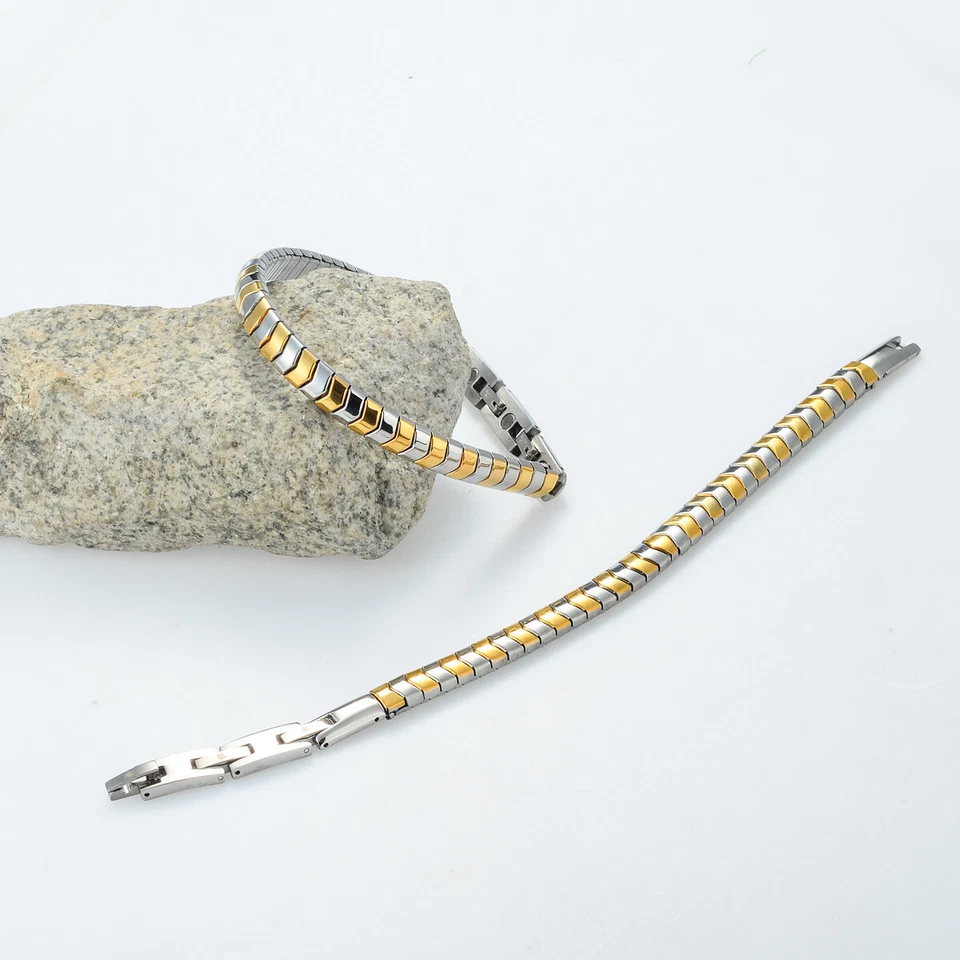 Flex Magnetarmband 440 bicolor TCM Energiearmband Bio by Magnetschmuck -4you - Bild 2 von 3