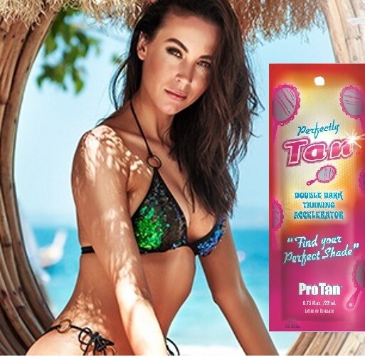 SALE Pro Tan Perfectly Tan Sunbed Tanning Accelerator Lotion Cream 22ml Sachet