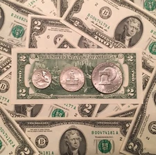 1776-1976 Bicentennial Coin & Currency Set