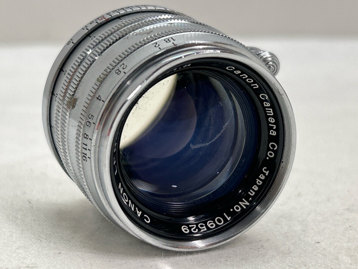 Canon Camera Co. Canon Lens 50mm Vintage Chrome f/1.8 Japan Canon Camera Co. Canon Lens 50mm Vintage Chrome f/1.8 Japan