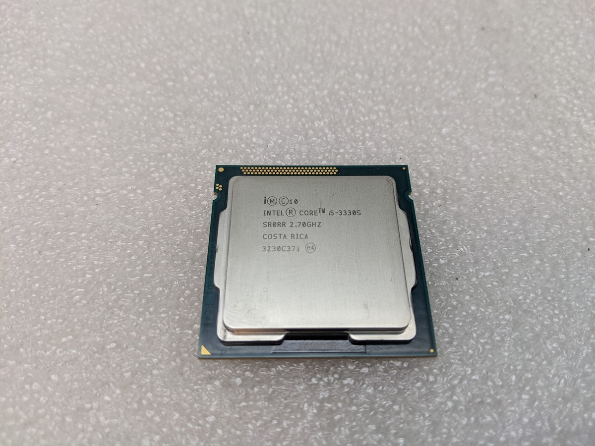CPU lntel Core i5 -9500 CPU 3.0GHz Intel Core i5-3330S Processor 2.70GHz 6MB Cache Quad SR0RR