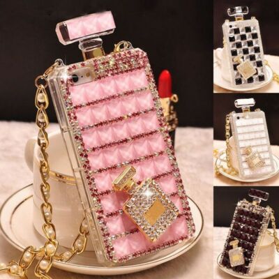 3D Diamond Perfume Bottle Case for Samsung S25 Ultra S24 Plus S23 S22 S21 S20