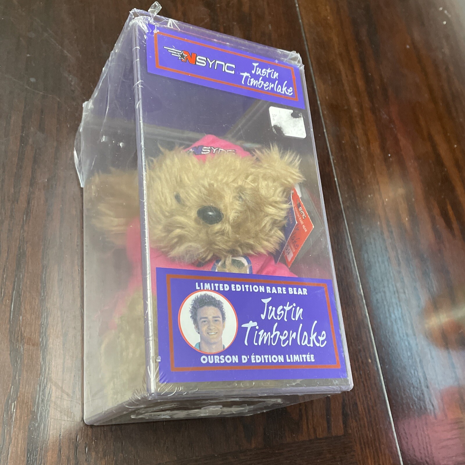 NSYNC Collectible 2000 Limited Edition RARE Bear Justin Timberlake for