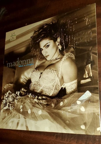 Like A Virgin - Madonna (LP 1984 Sire Records) Back Upside Down First Pressing