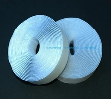 25 Yards 3/4" White Self Adhesive Hook & Loop Tape Fastener WAV20