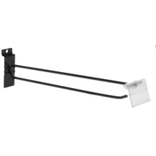 Black Slatwall Flip Scan Hooks, 11inch, 99284