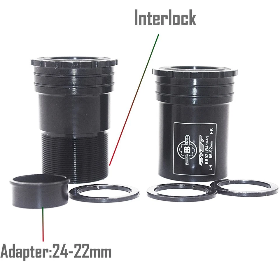 MTB Bicycle AUB Bottom Bracket BB Bearing Cartridge 68mm 73mm for Shimano Sram - Image 3 of 4