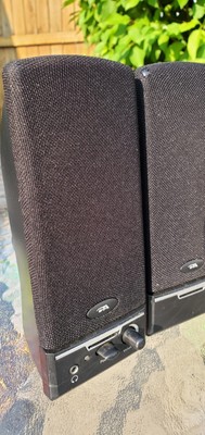 CYBER ACOUSTICS CA-2014 MULTIMEDIA DESKTOP COMPUTER SPEAKERS STEREO SOUND
