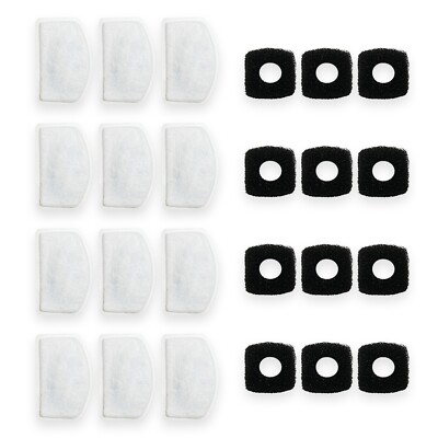 Nispira Filters for Orsda Cat Water Fountain Stainless Steal D60 100oz/3L 12 Pk