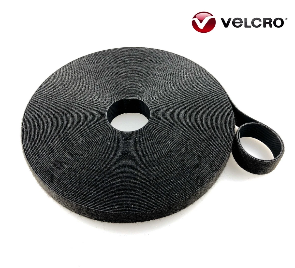 Velcro Strip Self Adhesive Tape 25mm Width 1 Meter Length Loop + Hook