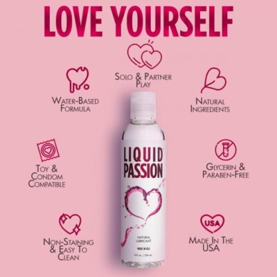 passion lubes natural water based lubricant Amazon.com: Passion Natural Water-Based Personal Lubricant, 16 Fl Oz main image 0