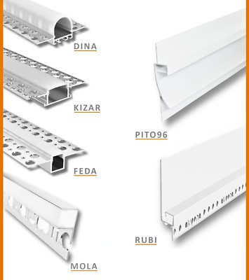 LED Profile Trockenbau   Fliesen Rigips Unterputz Schattenfuge Licht Vouten  