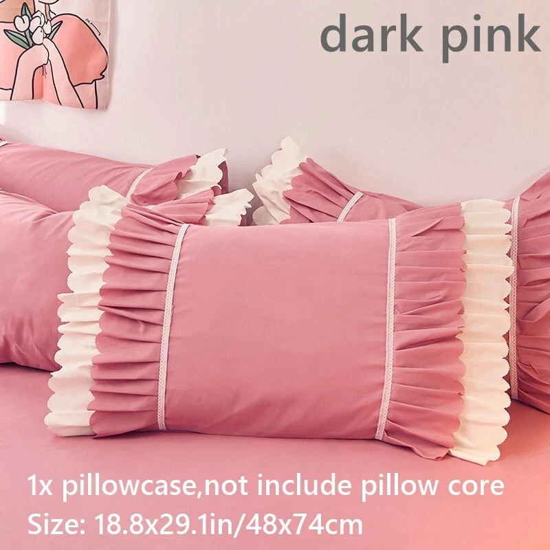Dark pink pillow cases cheap