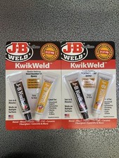 2-Pk JB Weld Kwik Weld Quick Setting Steel Reinforced Epoxy Weld FAST SHIPPING