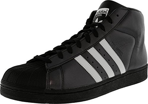 adidas mens pro model core black / ftw white