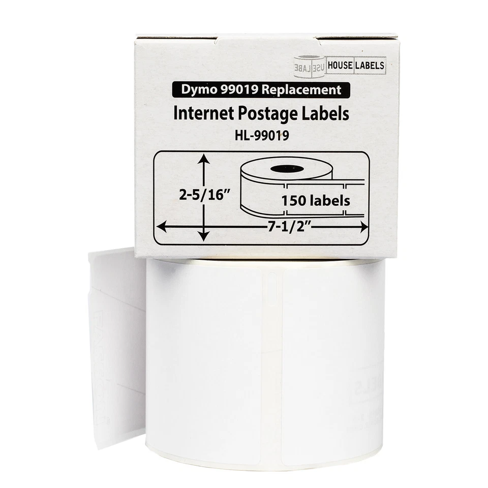 DYMO Compatible 99019 1-Part Direct Thermal Postage Labels - (6) Rolls of 150 - Image 2 of 4