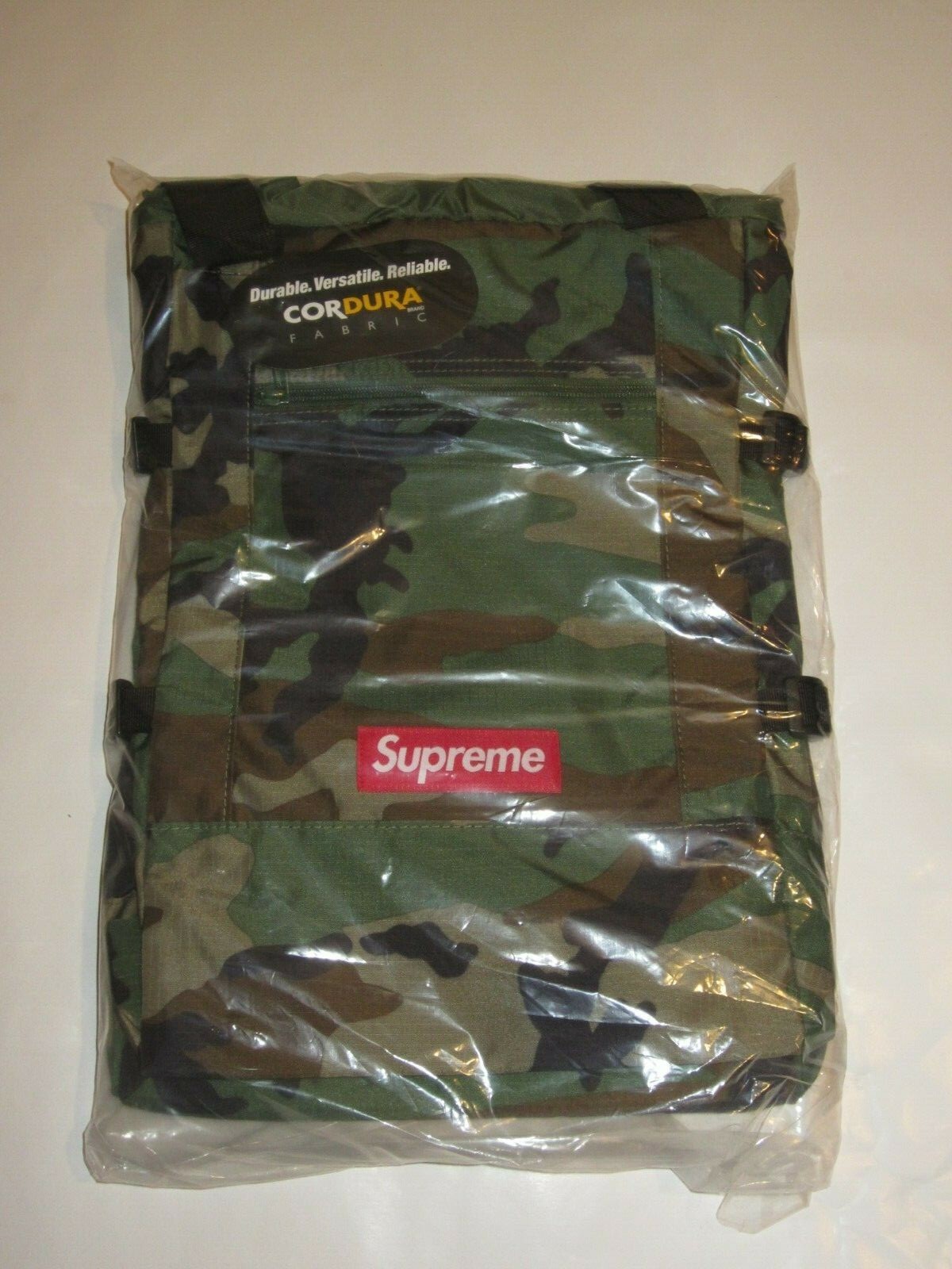 Supreme Tote Backpack Woodland Camo Ss19 - With Tags - 100 Supreme Tote Backpack Woodland Camo Ss19 - With Tags - 100