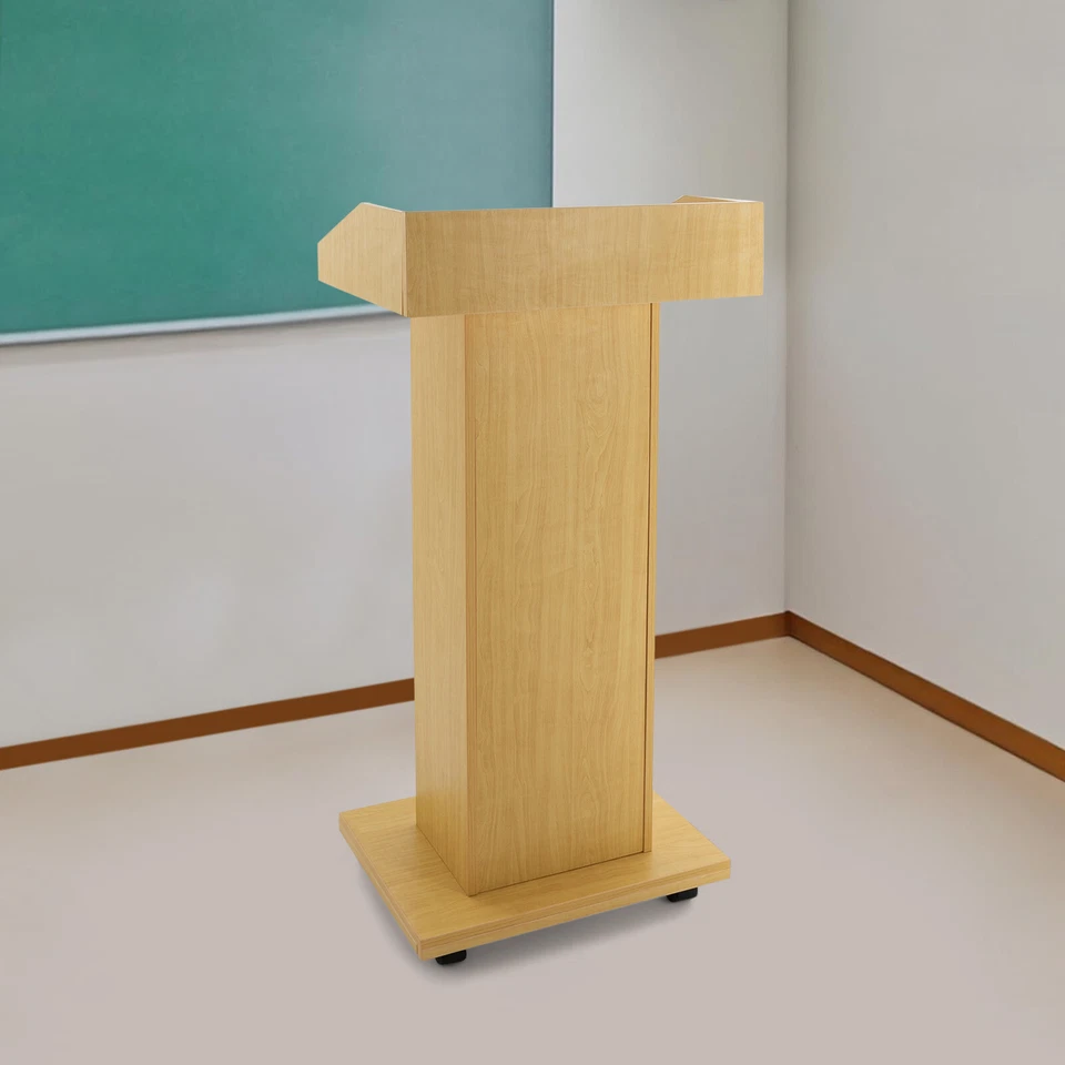 Mobile Conference Presentation Stand, Portable Classroom Standing Desk Podiums - Image 2 of 4