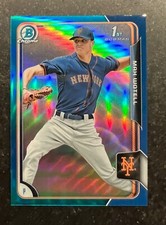 2015 Bowman Chrome Draft Blue Refractor Max Wotell #104 59/150