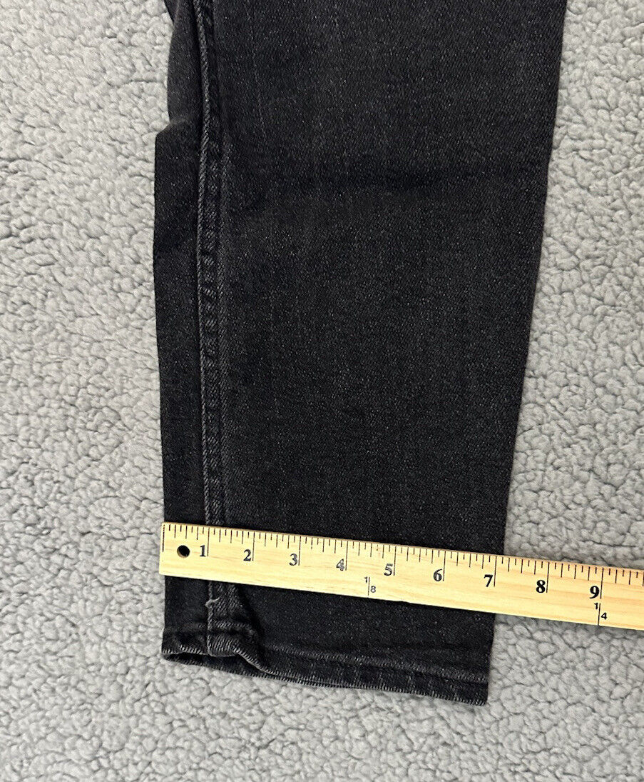 Vintage Wrangler Jeans Womens 10x36 Black Denim P… - image 6