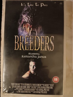 Breeders It's Time To Prey VHS Big Box Samantha Janus Horror Recently Tested 