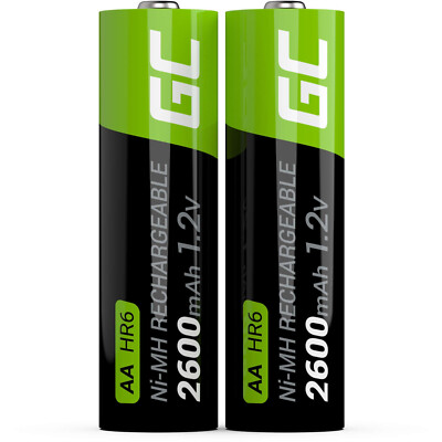 Akku 2xAA HR6 2600mAh Green Cell