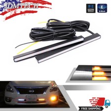 Slim-fit Whiteamber Sequential Blink Switchback Led Daytime Running Light Bar