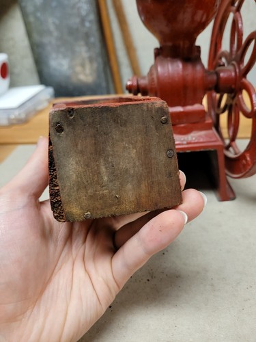 Antique MJF Patentado Coffee Mill Grinder Early 1900s Cast Iron RARE Piece Spain - Picture 23 of 24