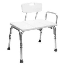 Bath Tub Sliding Transfer Bench Shower Chair Seat Leg Aid Adult Safety Bathing