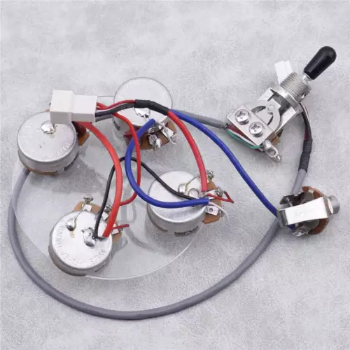 Electric Guitar Humbucker Pre-wired Wiring Harness 2V2T fits Epiphone LP/SG/DOT