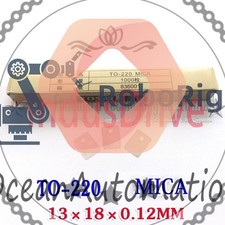 TO220 TO-220 Power Transistor MICA Insulator Stiff Transparent x 1000PCS NEW