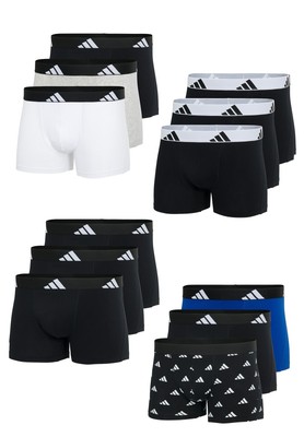 Adidas Basic Boxer Trunk Men Herren Unterhose Shorts Unterwäsche 9er Pack