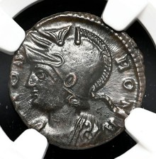 Città commemorativa. AD 330-333. Æ, VRBS ROMA, Fondazione di Roma, NGC AU