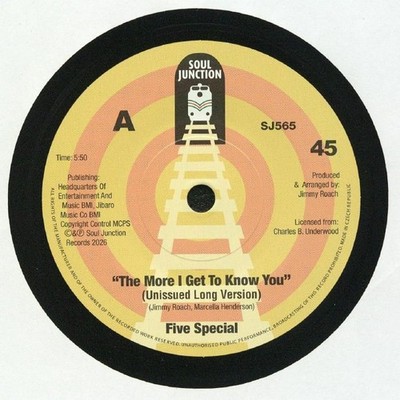 FIVE SPECIAL - The More I Get To Know You - Vinyl (7'')