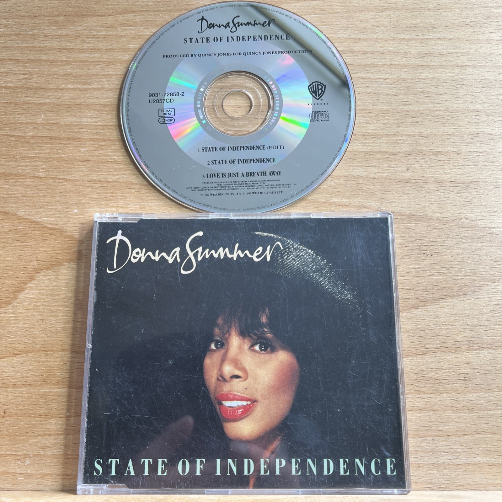 Donna Summer - State Of Independence - Used CD Single EXCELLENT