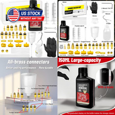 Brake Bleed Kit for Shimano, TEKTRO, TRP Hydraulic Disc Brakes, Bike Brake Bleed
