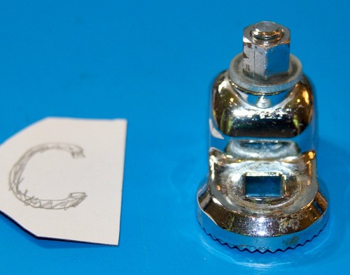 Ludwig Double Tom Bass Drum Rail Mount Parts (C)