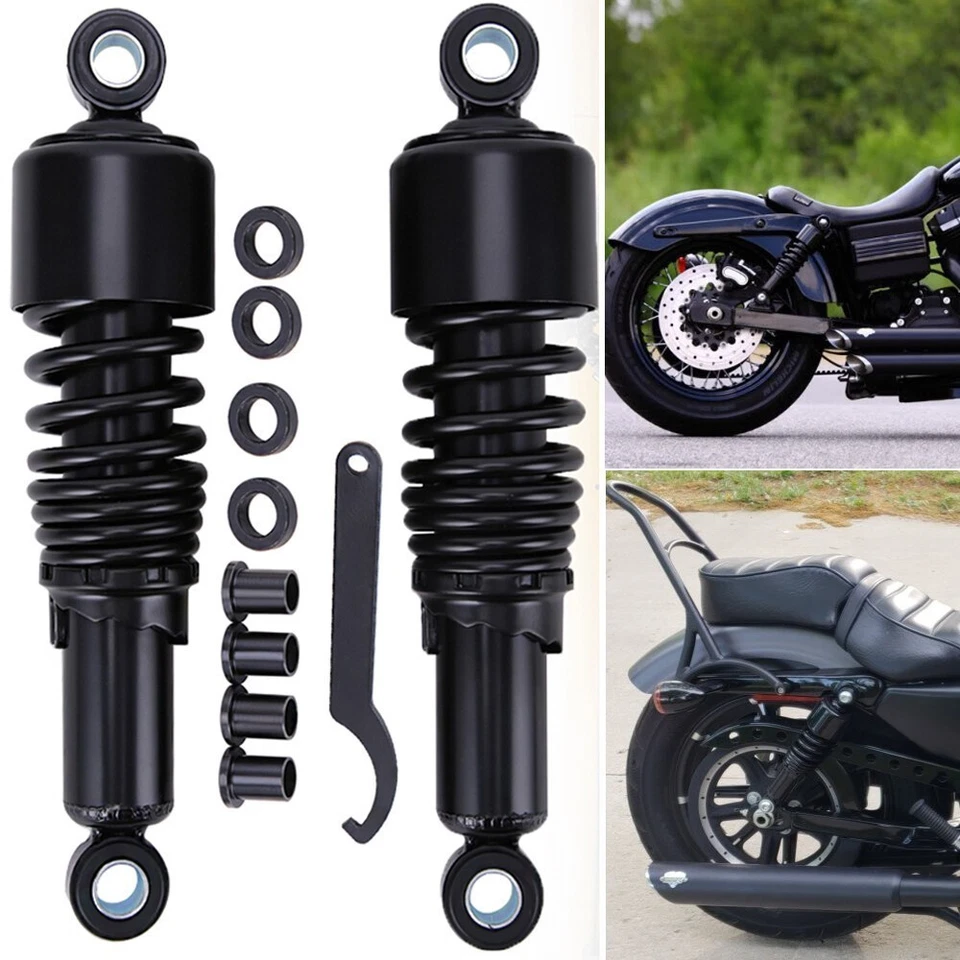 10.5" Rear Shock Absorbers For Harley Touring Road King Ultra Limited FLHTKL NEW Foto 2 de 4