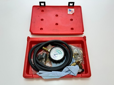 #ad Exhaust Back Pressure Tester Kit Set TU 24A w Extras Broken Case $69.99