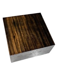 African Black Chacate Wood Bowl Turning Blank 5" x 5" x 2-1/2" d84 Dense