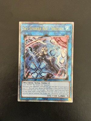 Sky Striker Ace - Shizuku (Alternate Art) (Quarter Century Secret RareRA03-EN043