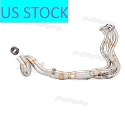 For Kawasaki Ninja ZX-6R ZX636 2009-2024 Motorcycle Exhaust System Header Pipe