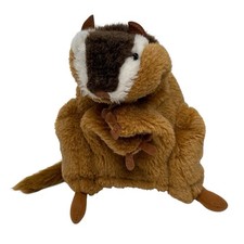 Folkmanis Folk Chipmunk Hand Puppet Plush Furry Stuffed Animal Toy 10  